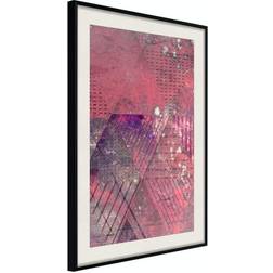 Arkiio Affisch Crimson Abstraction [Poster] 40x60 Poster